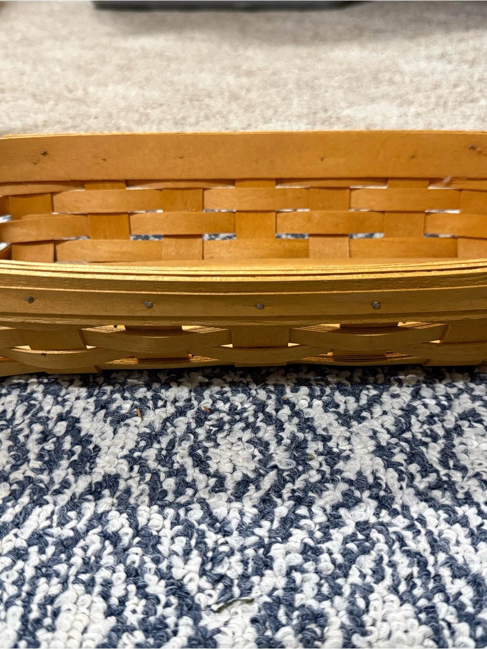 Longaberger basket with handles